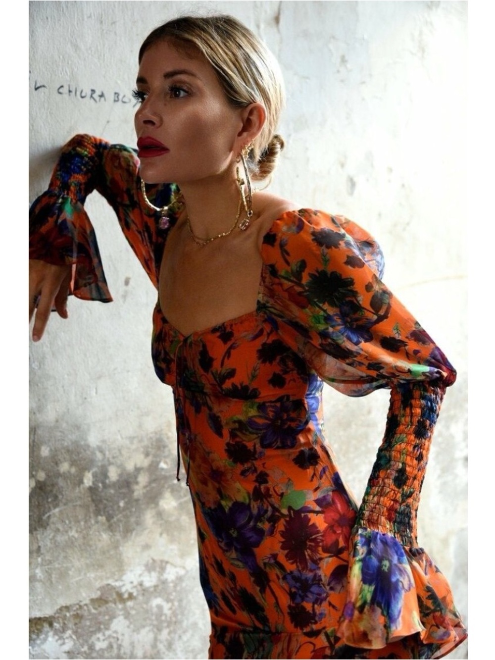 Rat & Boa Naomi Floral Mini Dress